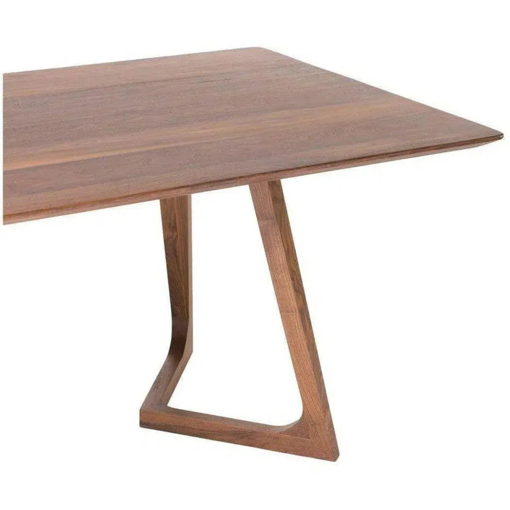 Dining Table Rectangular Brown Mid-Century-Dining Tables-Moe's Home-LOOMLAN