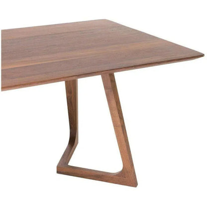 Dining Table Rectangular Brown Mid-Century-Dining Tables-Moe's Home-LOOMLAN