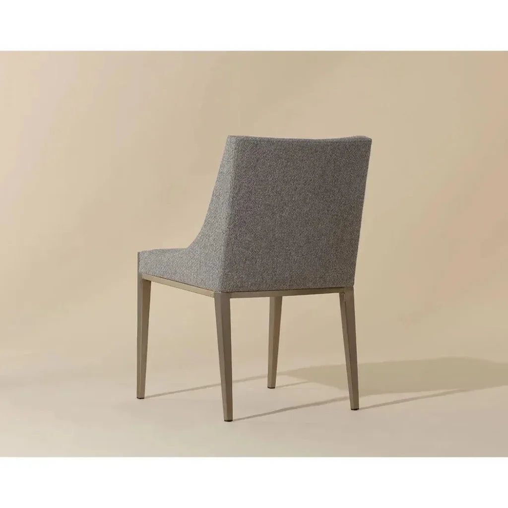 Dionne Fabric Armless Dining Chair - LOOMLAN - SUNPAN - Dining Chairs