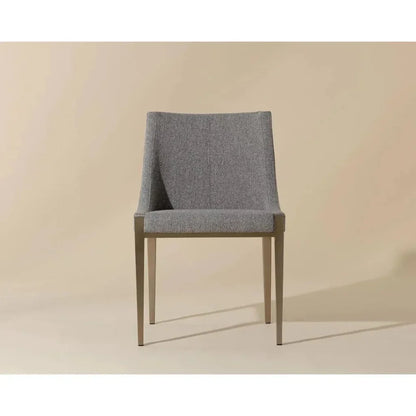 Dionne Fabric Armless Dining Chair - LOOMLAN - SUNPAN - Dining Chairs