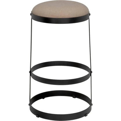 Dior Soft Brown Linen Barstool