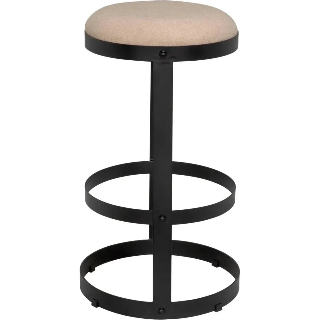 Dior Soft Brown Linen Barstool