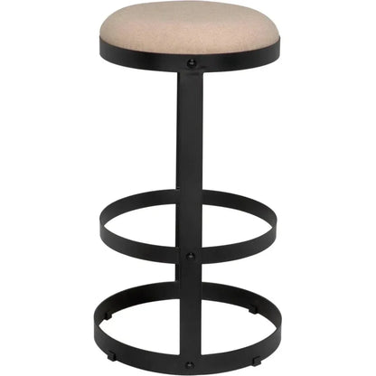 Dior Soft Brown Linen Barstool