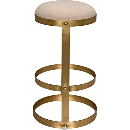 Dior Soft Brown Linen Barstool