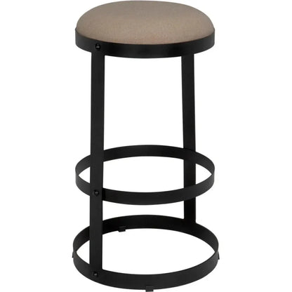 Dior Soft Brown Linen Barstool