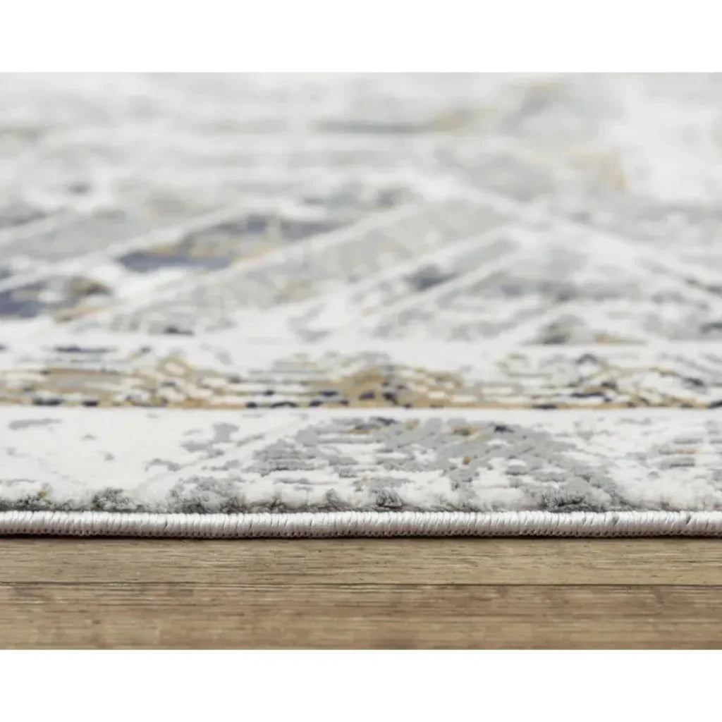 Dipl Geometric Brown Kitchen Hallway Runner Rug - LOOMLAN - LOOMLAN - Area Rugs