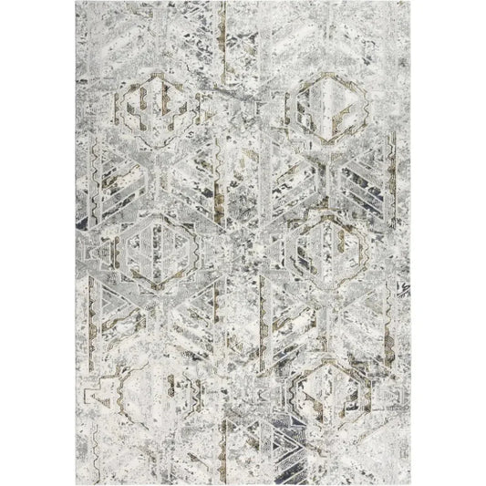 Dipl Geometric Brown Kitchen Hallway Runner Rug - LOOMLAN - LOOMLAN - Area Rugs