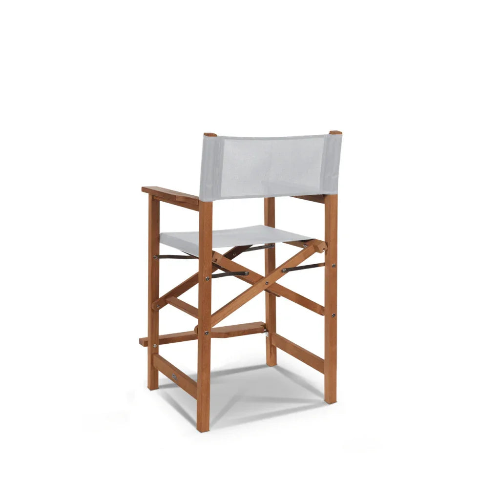 Director Teak Patio Counter Height Dining Set 5PC-Outdoor Dining Sets-HiTeak-LOOMLAN