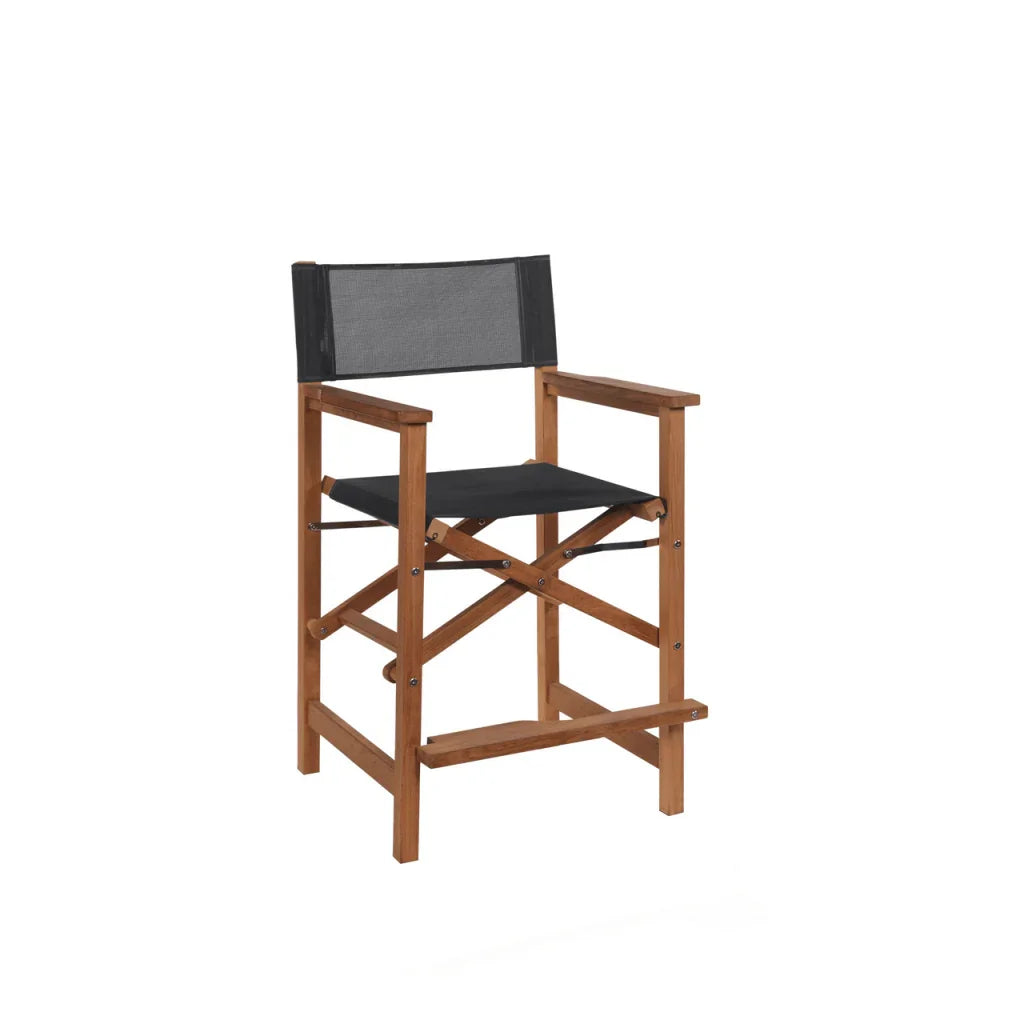 Director Teak Patio Counter Height Dining Set 5PC-Outdoor Dining Sets-HiTeak-LOOMLAN