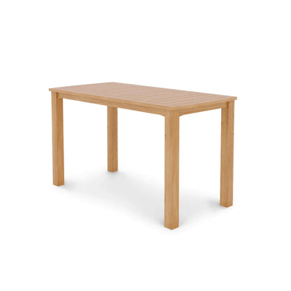 Director Teak Patio Counter Height Dining Set 5PC-Outdoor Dining Sets-HiTeak-LOOMLAN