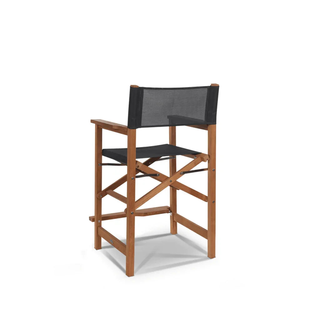 Director Teak Patio Counter Height Dining Set 5PC-Outdoor Dining Sets-HiTeak-LOOMLAN