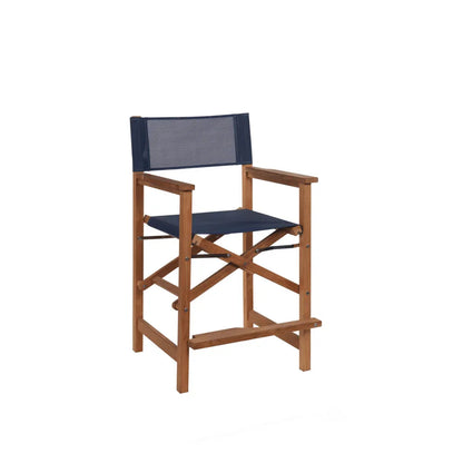 Director Teak Patio Counter Height Dining Set 5PC-Outdoor Dining Sets-HiTeak-LOOMLAN