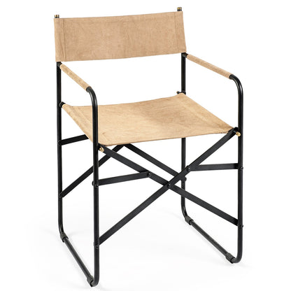 Direttore Tan Leather Dining Chair (Set of 2)