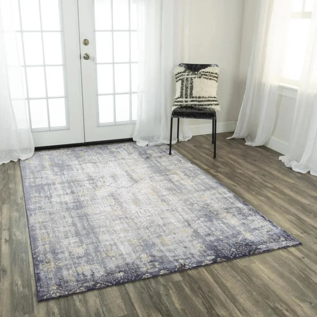 Dirk Diamond Gray Kitchen Hallway Runner Rug - LOOMLAN - LOOMLAN - Area Rugs