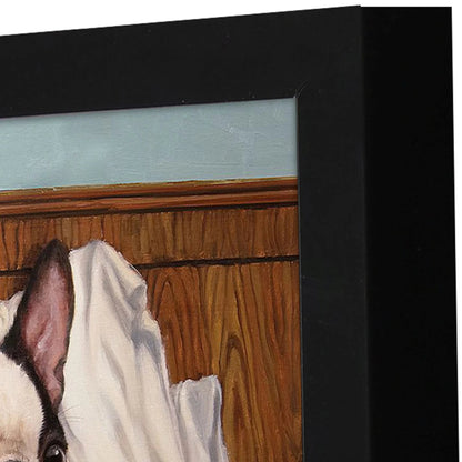 Dirty Dog Hand Finished Framed Wall Art
