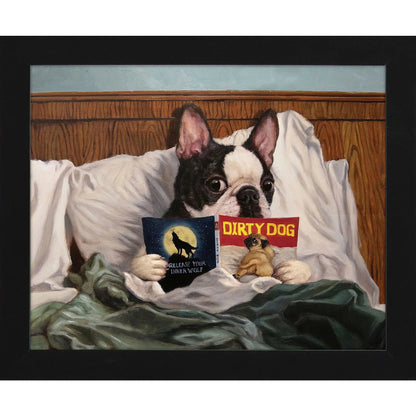 Dirty Dog Hand Finished Framed Wall Art