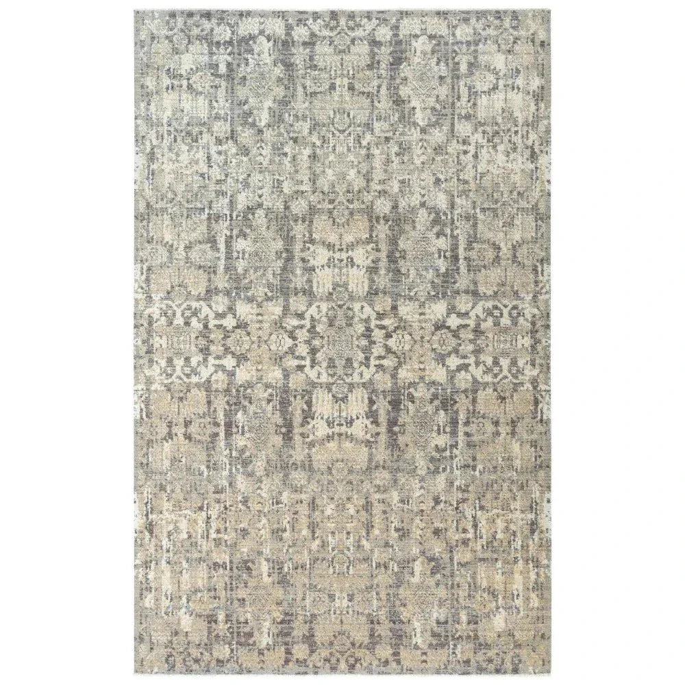 Dise Damask Brown Large Area Rugs For Living Room - LOOMLAN - LOOMLAN - Area Rugs