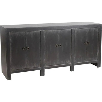Distressed Black Sideboard Buffet Campana - LOOMLAN - Peninsula Home - Sideboards