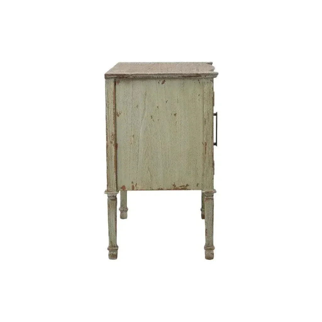 Distressed Willow Server Cabinet - LOOMLAN - Furniture Classics - Accent Cabinets