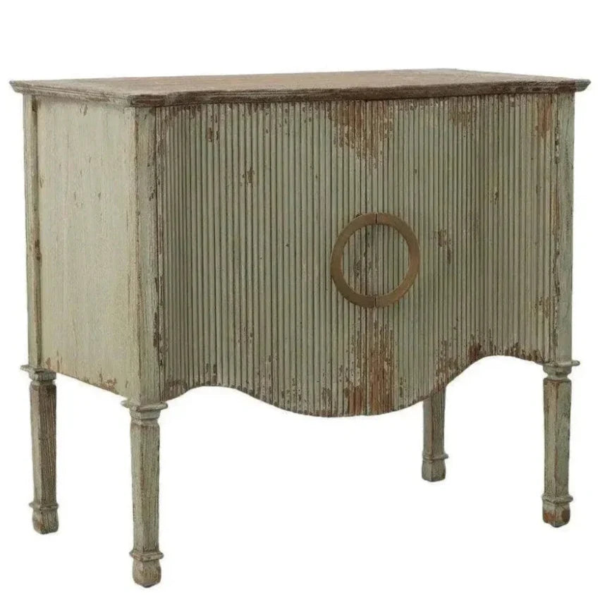 Distressed Willow Server Cabinet - LOOMLAN - Furniture Classics - Accent Cabinets
