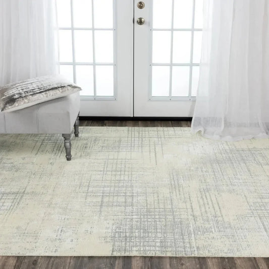 Dita Abstract Cream Large Area Rugs For Living Room - LOOMLAN - LOOMLAN - Area Rugs