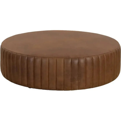 Divano Leather Ottoman - LOOMLAN - SUNPAN - Ottomans