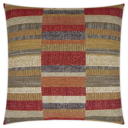 Diversity Flame Western Chic Red Large Throw Pillow - LOOMLAN - D.V. Kap - Throw Pillows