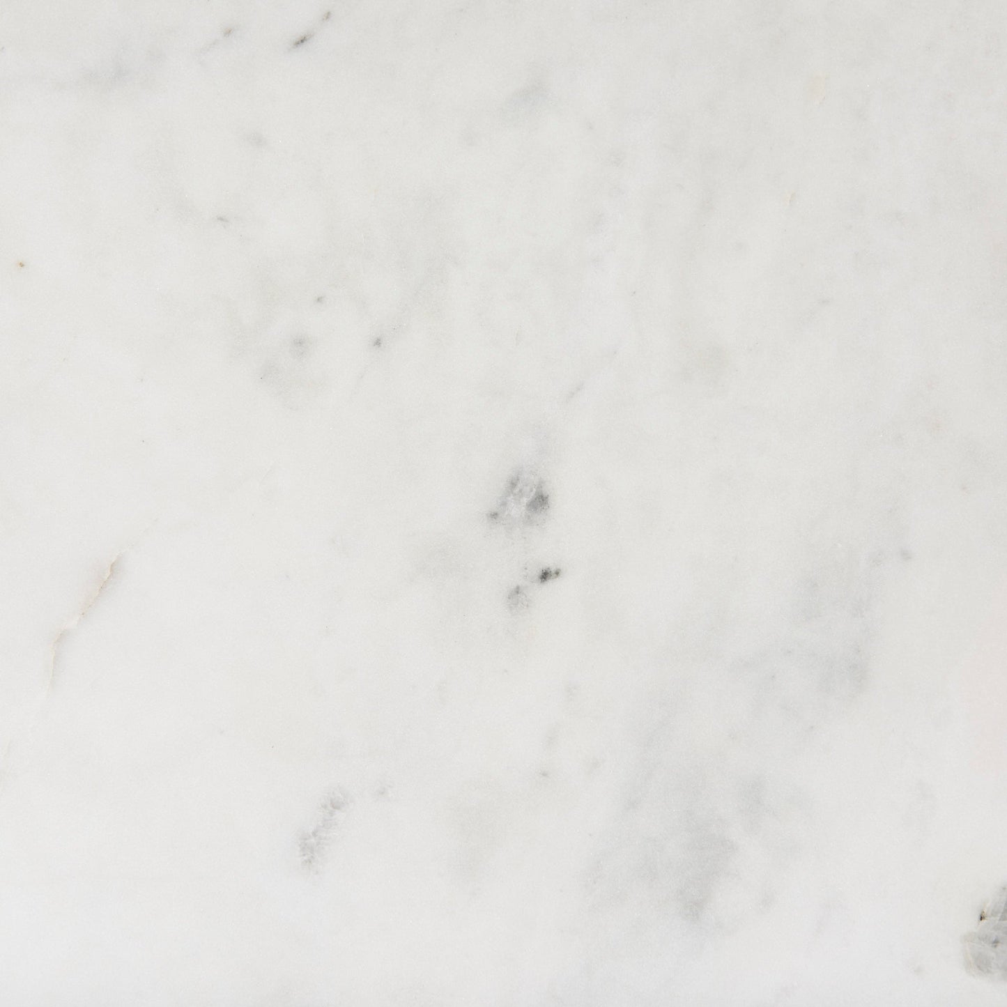 Divina White Marble Top Accent Cabinet