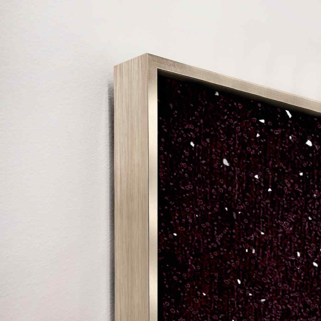 Divine Red Hand Crafted Canvas Art