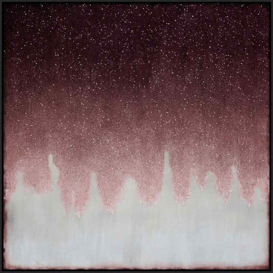 Divine Red Hand Crafted Canvas Art