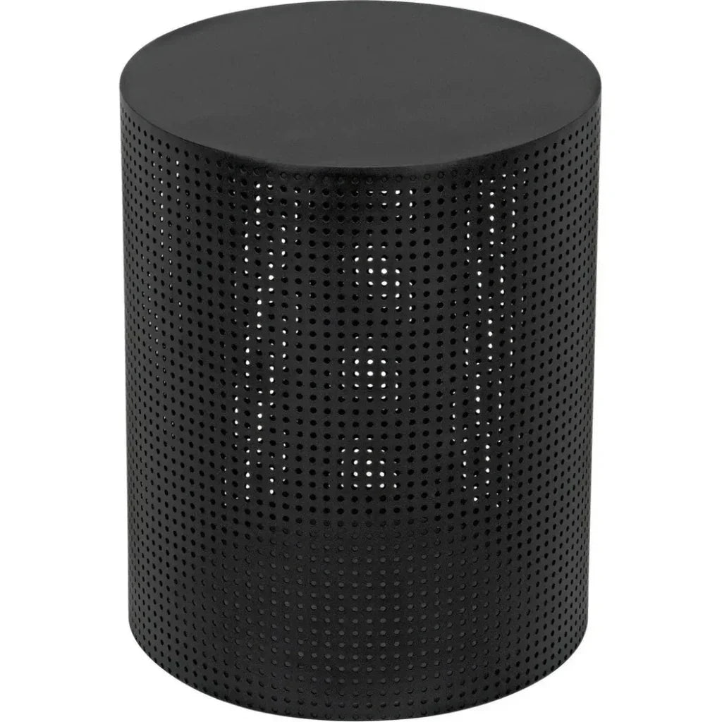 Dixon Black Round Side Table