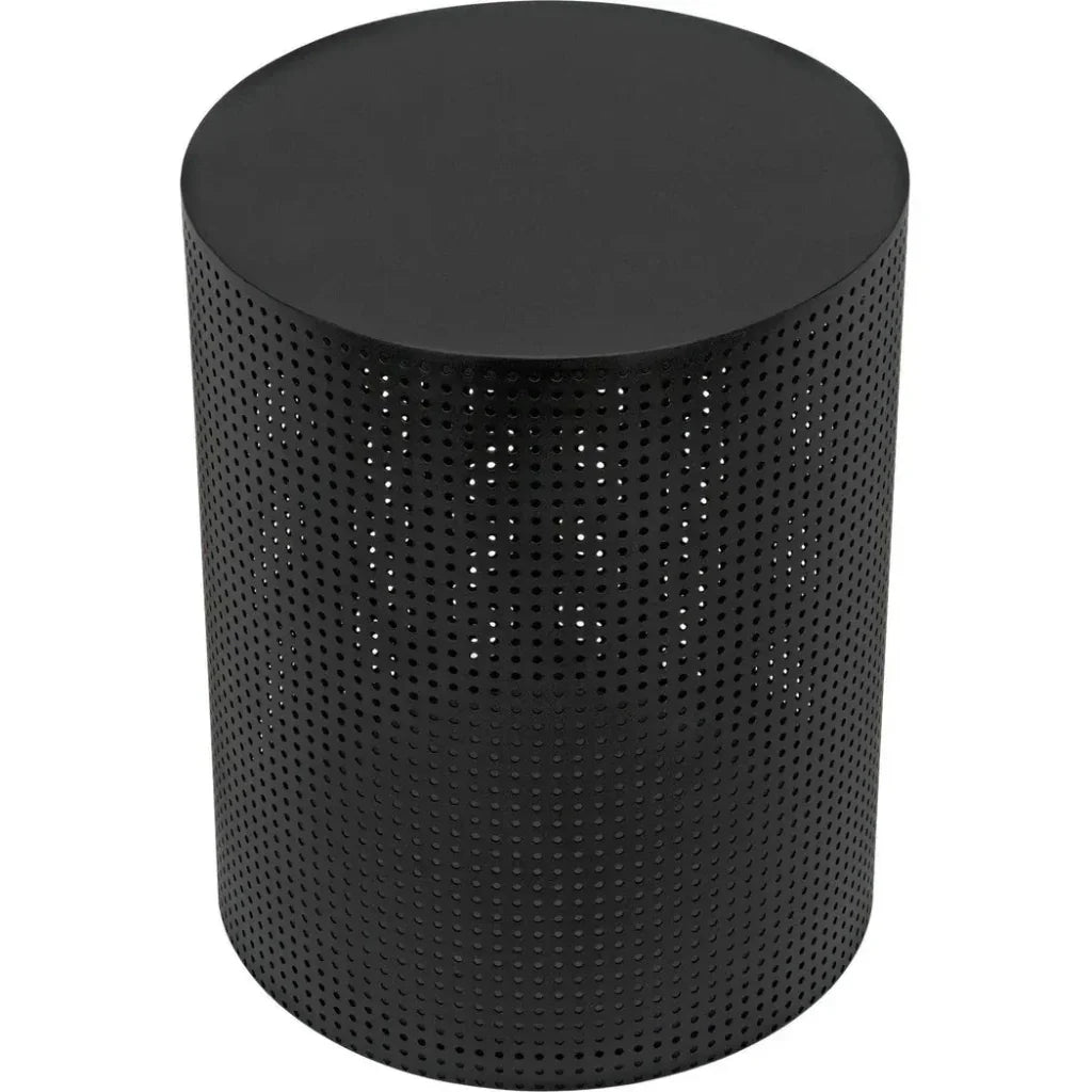 Dixon Black Round Side Table