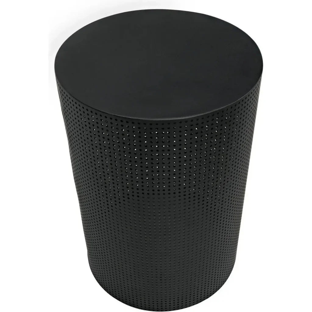 Dixon Black Round Side Table