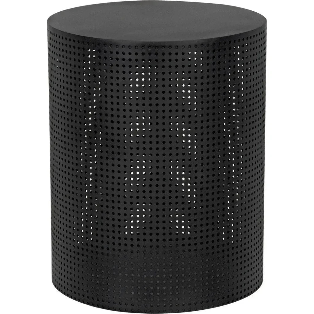 Dixon Black Round Side Table