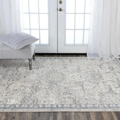 Djed Floral Blue Large Area Rugs For Living Room - LOOMLAN - LOOMLAN - Area Rugs