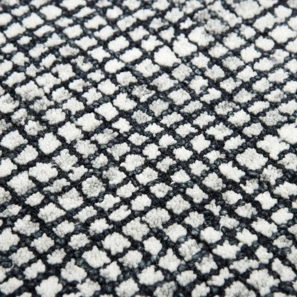 Dobl Tweed Black Large Area Rugs For Living Room - LOOMLAN - LOOMLAN - Area Rugs