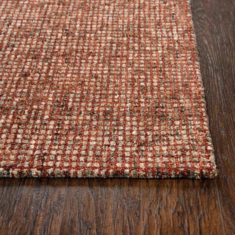 Dodd Tweed Red Large Area Rugs For Living Room - LOOMLAN - LOOMLAN - Area Rugs