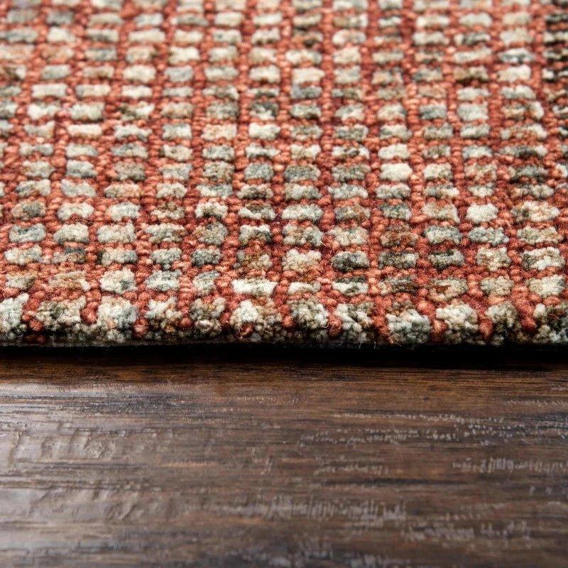 Dodd Tweed Red Large Area Rugs For Living Room - LOOMLAN - LOOMLAN - Area Rugs