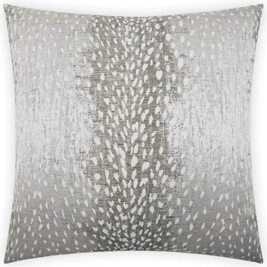 Doe A Deer Grey Throw Pillow With Insert - LOOMLAN - D.V. Kap - Throw Pillows