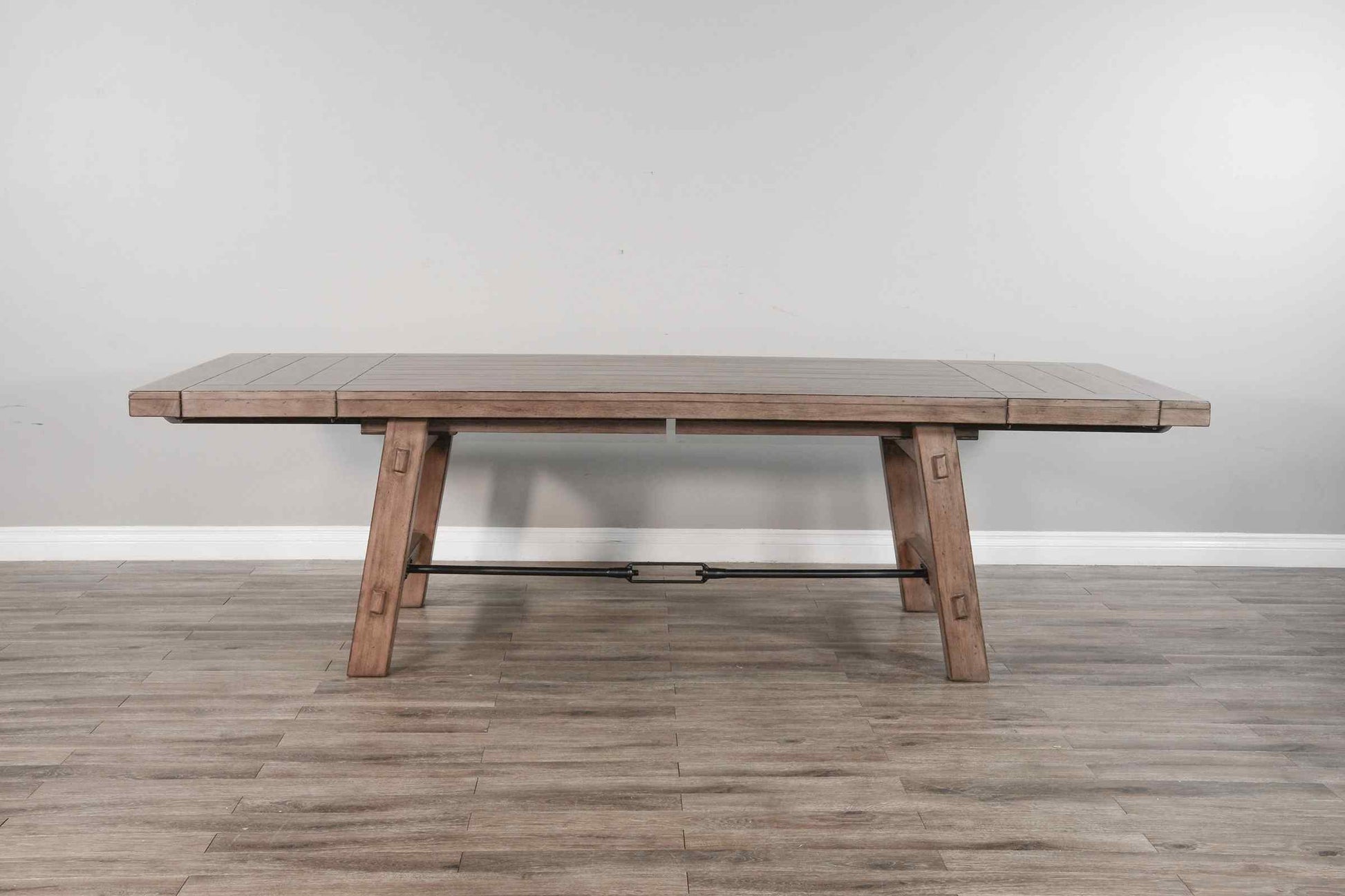 Doe Valley Extendable Dining Table with Turnbuckle-Dining Tables-Sunny D-LOOMLAN