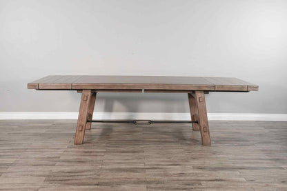 Doe Valley Extendable Dining Table with Turnbuckle-Dining Tables-Sunny D-LOOMLAN