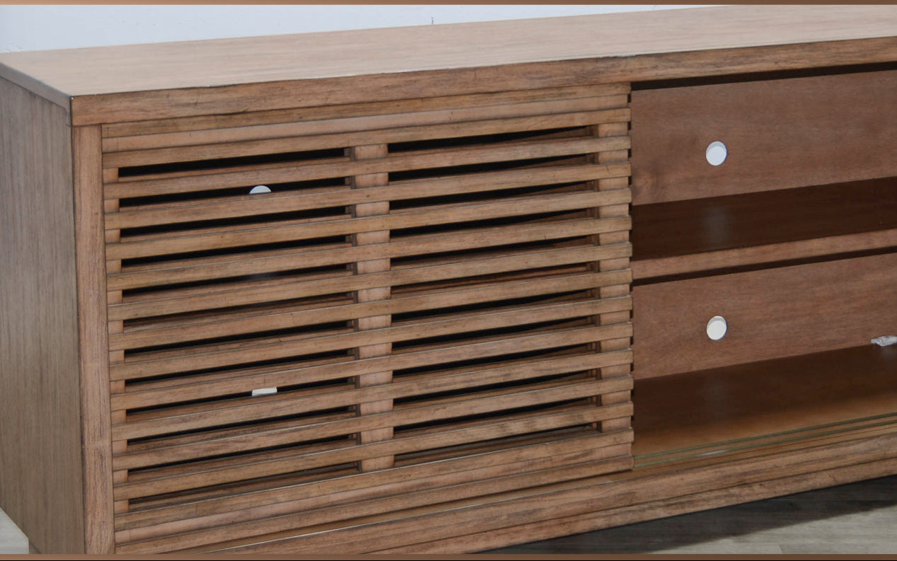 Doe Valley Natural Wooden Media Console