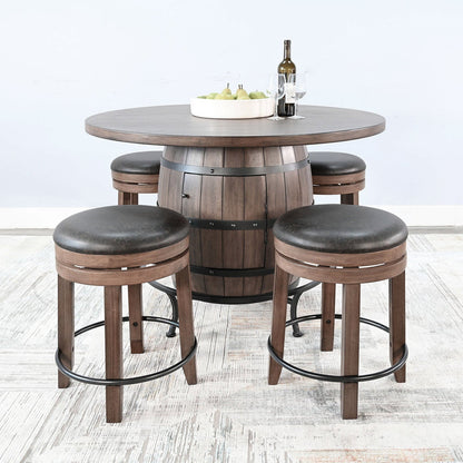 Doe Valley Swivel Counter Stool 2PC