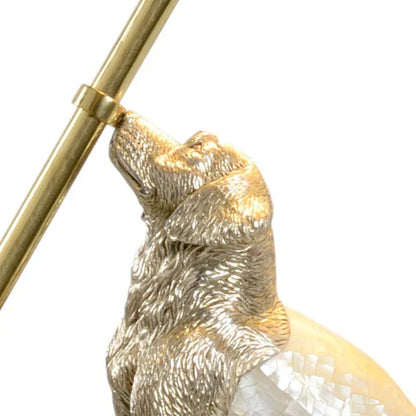 Dog And Umbrella Artistic Decor Piece Table Lamp - LOOMLAN - Chelsea House - Table Lamps