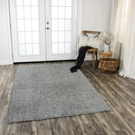 Doig Tweed Dark Gray Large Area Rugs For Living Room - LOOMLAN - LOOMLAN - Area Rugs