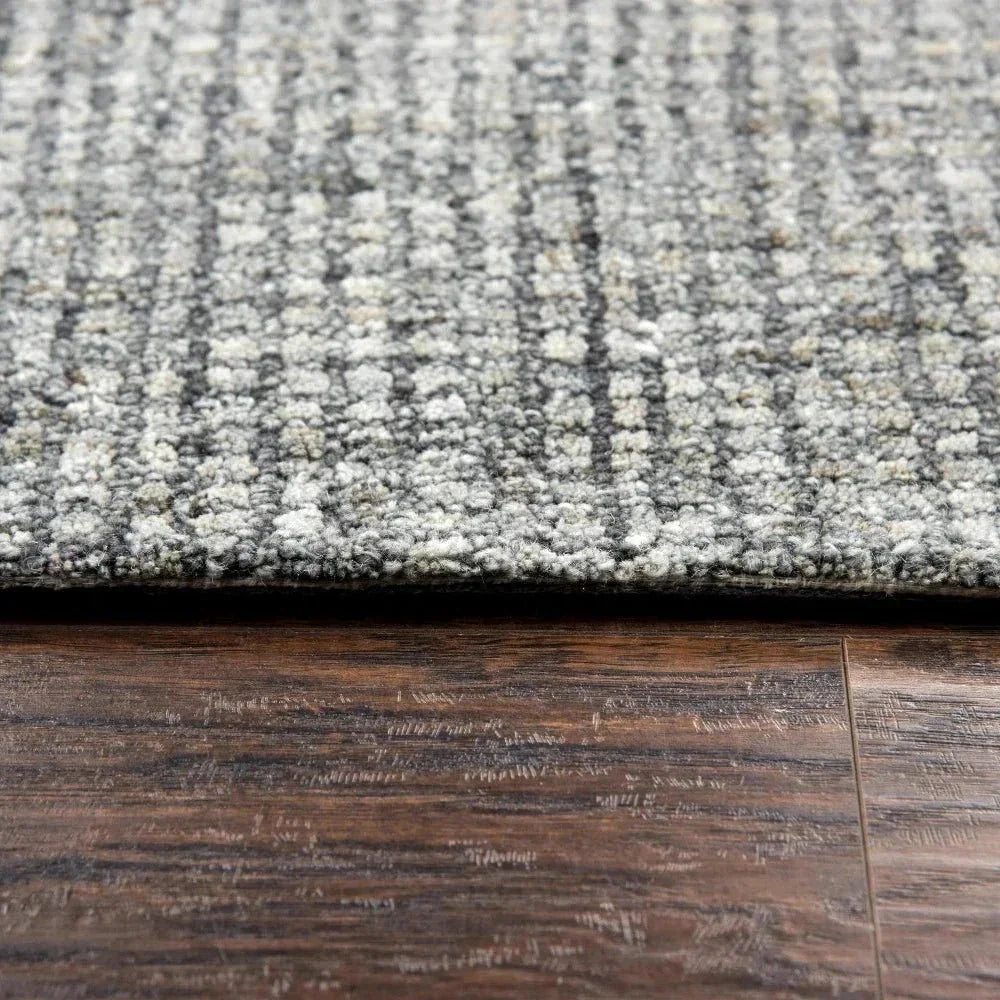Doig Tweed Dark Gray Large Area Rugs For Living Room - LOOMLAN - LOOMLAN - Area Rugs