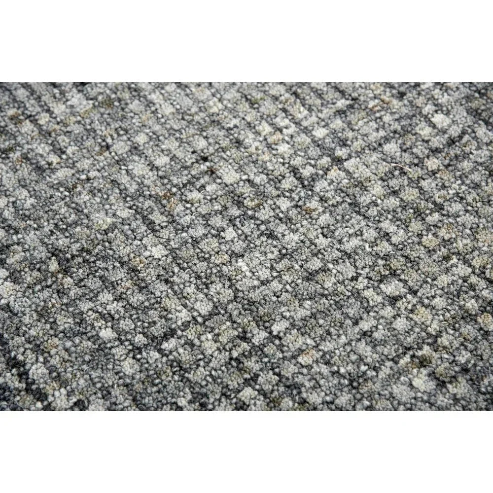 Doig Tweed Dark Gray Large Area Rugs For Living Room - LOOMLAN - LOOMLAN - Area Rugs