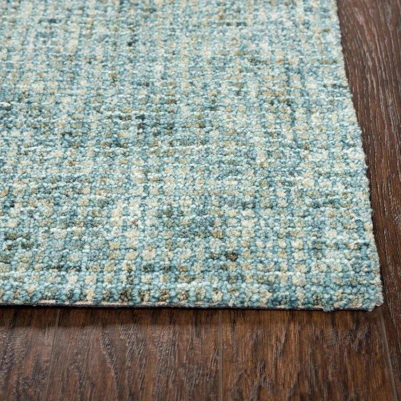 Dole Tweed Teal Large Area Rugs For Living Room - LOOMLAN - LOOMLAN - Area Rugs