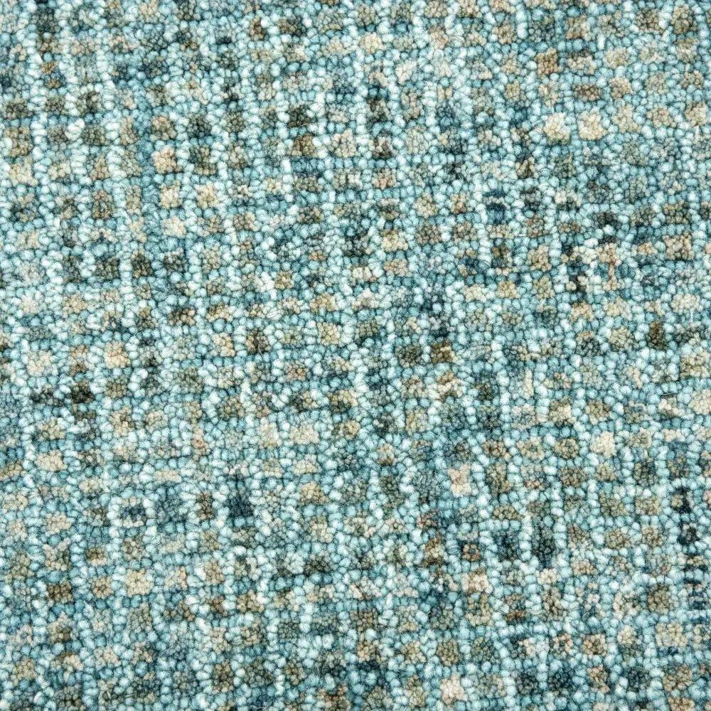 Dole Tweed Teal Large Area Rugs For Living Room - LOOMLAN - LOOMLAN - Area Rugs