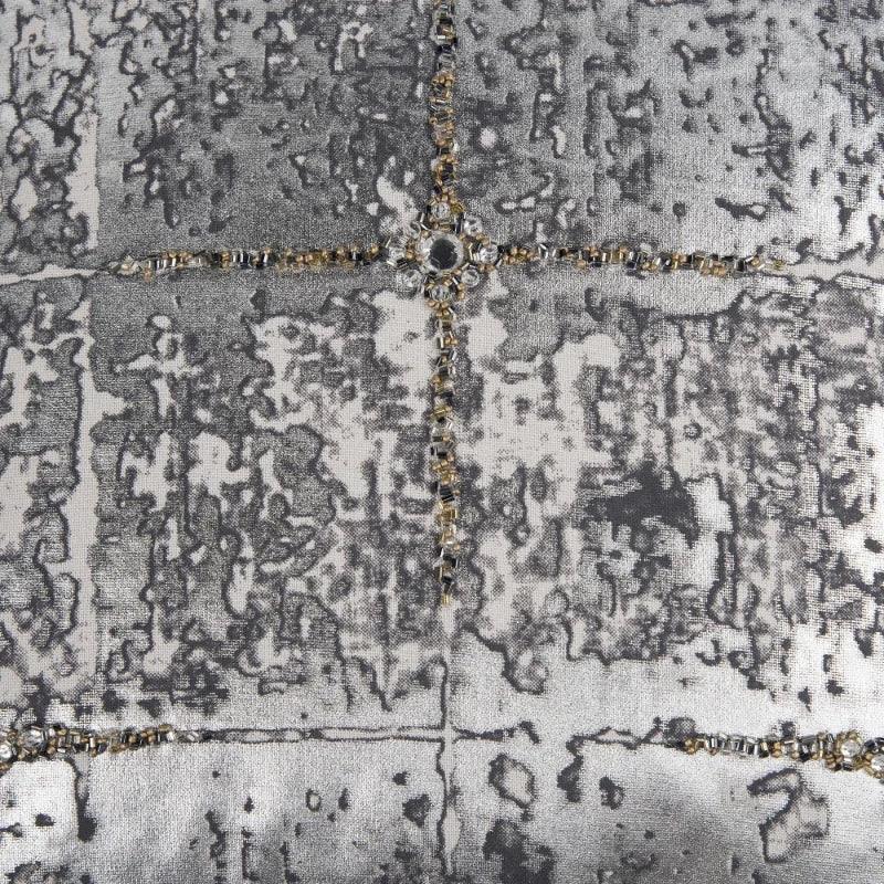 Dolly Metallic Silver Decorative Pillow Insert - LOOMLAN - LOOMLAN - Throw Pillows